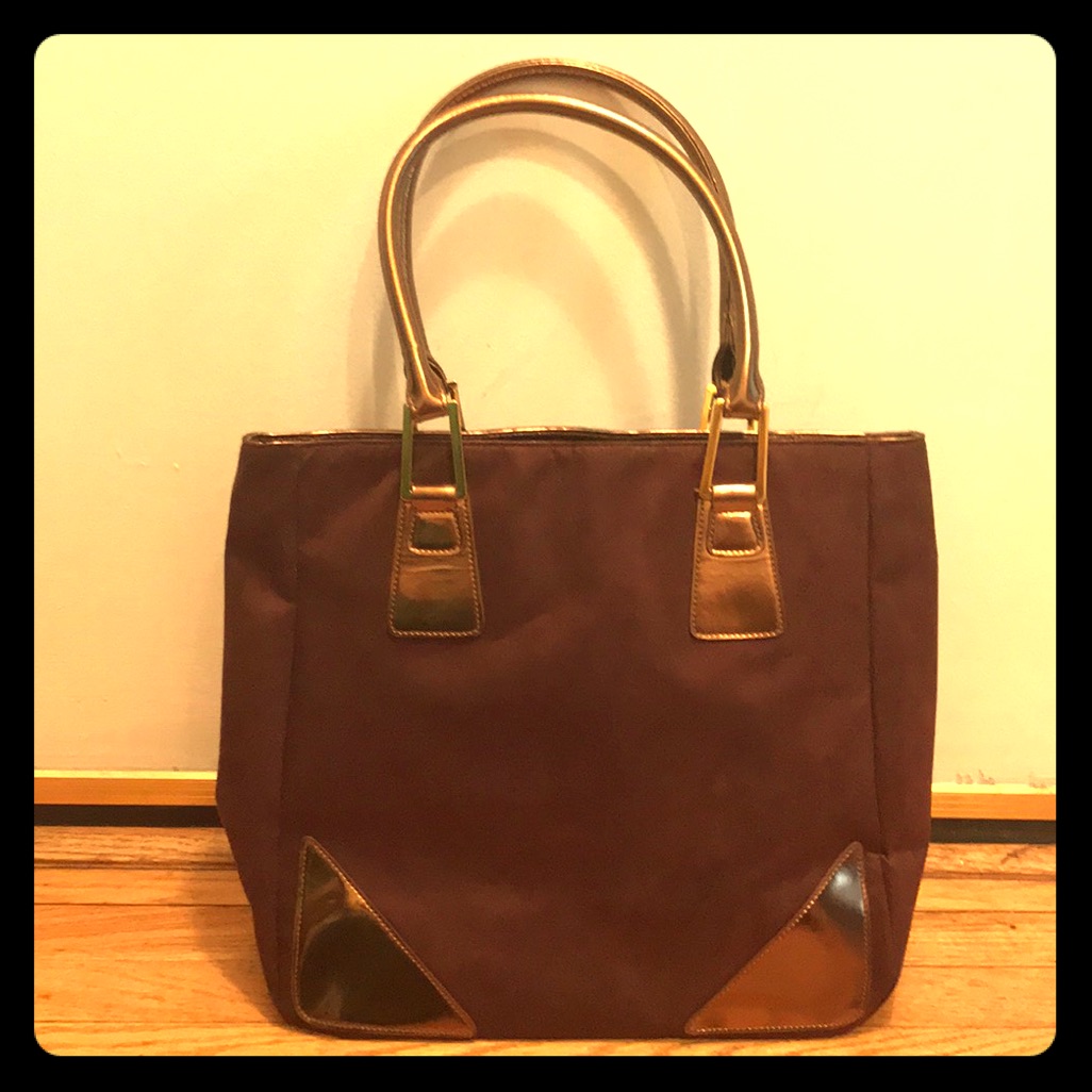 Brand New Este Lauder Suede Leather Tote